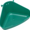 Corner Litter Pan Small Animal Litter Box Fanshaped Rabbit Corner Toilet Box Potty Trainer for Guinea Pigs Chinchilla Ferret Galesaur Rats and Other Small Animals (S)