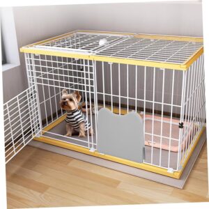 Alternative view of BESPORTBLE Pee Pads for Dogs Dog Toilet Potty Tray Urine Guard Litter Box Splash Guard Easy to Assemble Multipurpose Pet Cage Baffle